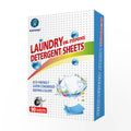 90 Pcs Washer Sheets Detergent Laundry Sheets Eco-Friendly Laundry Soap No Waste Laundry Detergent Stain Remover Liquid