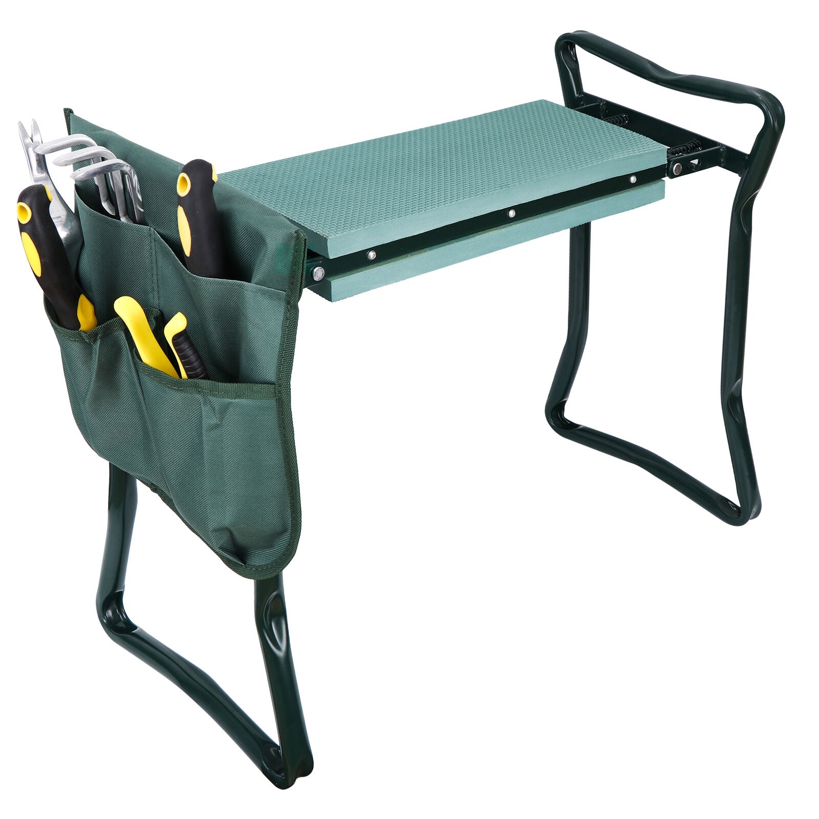 Green Spring Soft Eva Pad Seat Folding Garden Kneeler Bench Kneeling