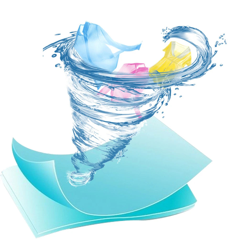 90 Pcs Washer Sheets Detergent Laundry Sheets Eco-Friendly Laundry Soap No Waste Laundry Detergent Stain Remover Liquid