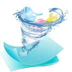 90 Pcs Washer Sheets Detergent Laundry Sheets Eco-Friendly Laundry Soap No Waste Laundry Detergent Stain Remover Liquid