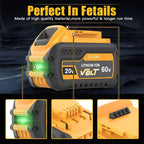20V/60V MAX Replacement Lithium Battery — 12.0Ah