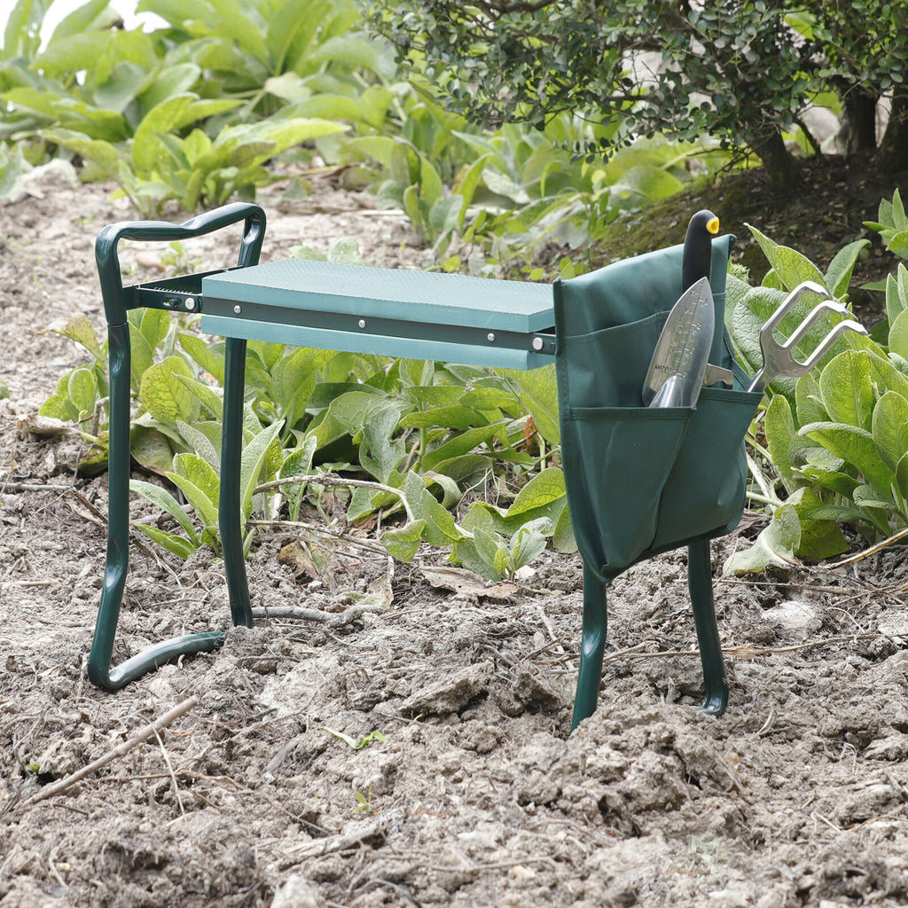 Green Spring Soft Eva Pad Seat Folding Garden Kneeler Bench Kneeling