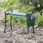 Green Spring Soft Eva Pad Seat Folding Garden Kneeler Bench Kneeling