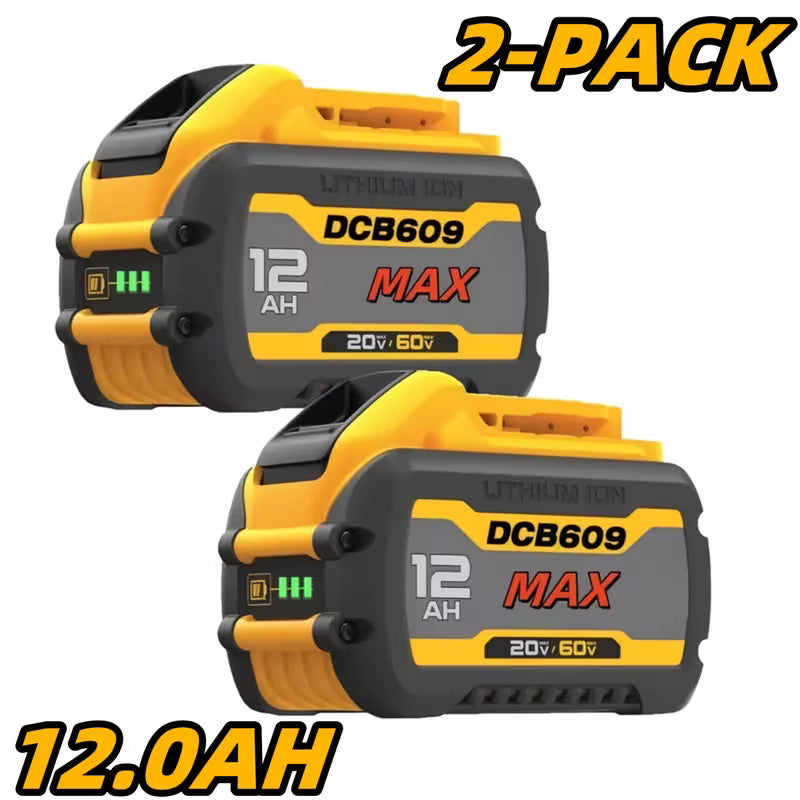 20V/60V MAX Replacement Lithium Battery — 12.0Ah