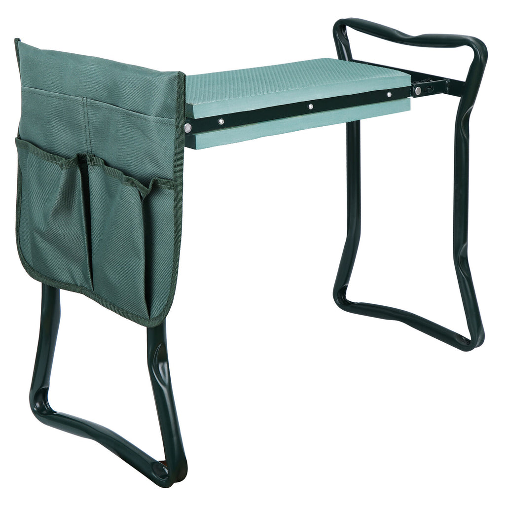Green Spring Soft Eva Pad Seat Folding Garden Kneeler Bench Kneeling