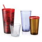 G.E.T. 6616-1-CL-EC Heavy-Duty Plastic Restaurant Tumblers, 16 Ounce, Clear (Set of 4)