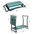 Green Spring Soft Eva Pad Seat Folding Garden Kneeler Bench Kneeling